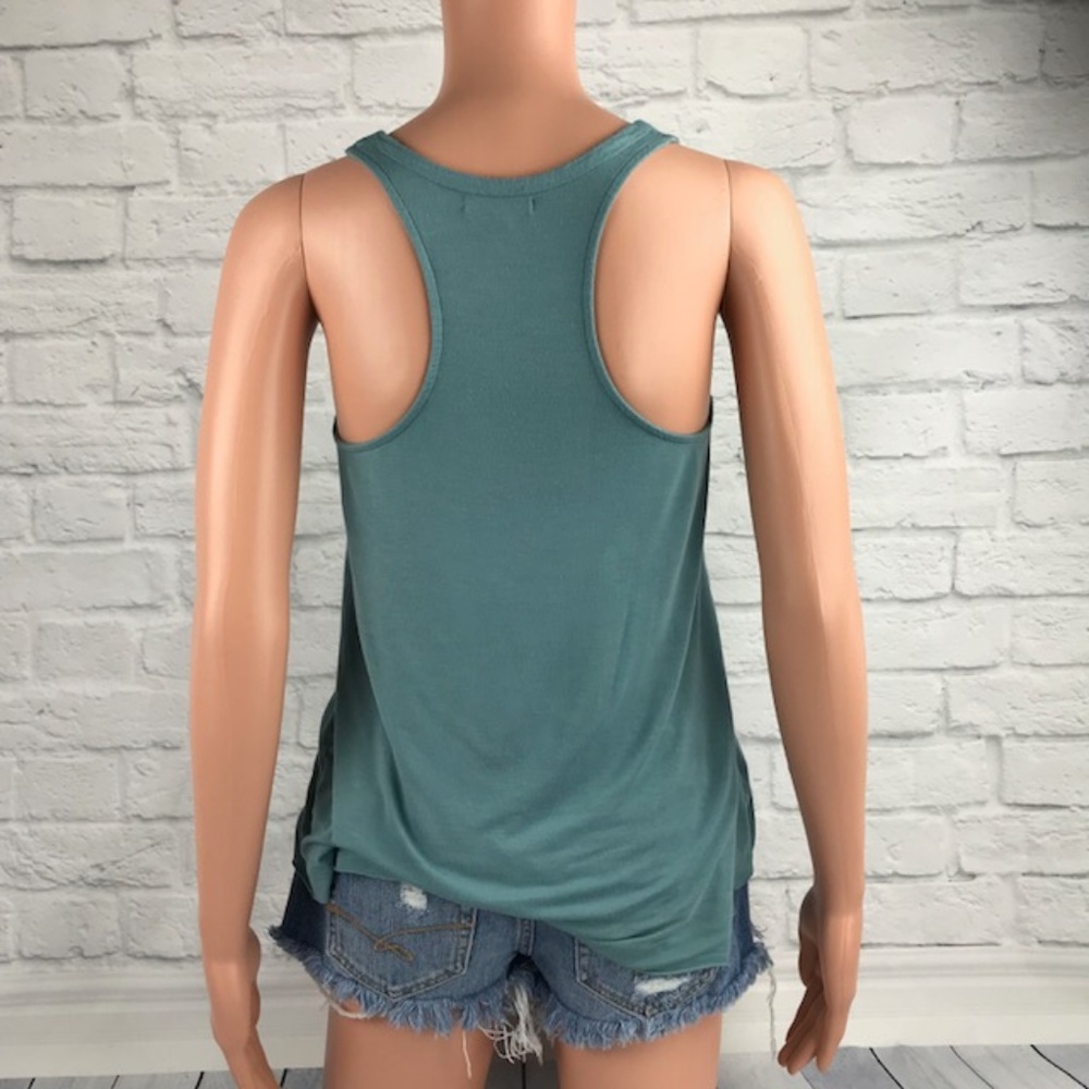 **SOLD**PINK VS Super Soft Lace Up Tank Size XS - Picture 4 of 7